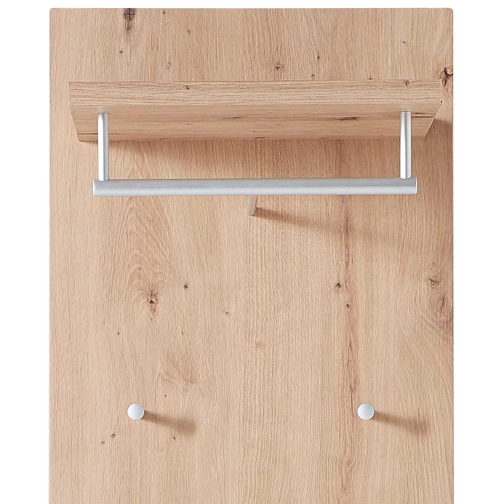 40x151x30 Garderobe in Wildeiche Nachbildung - Indiesta