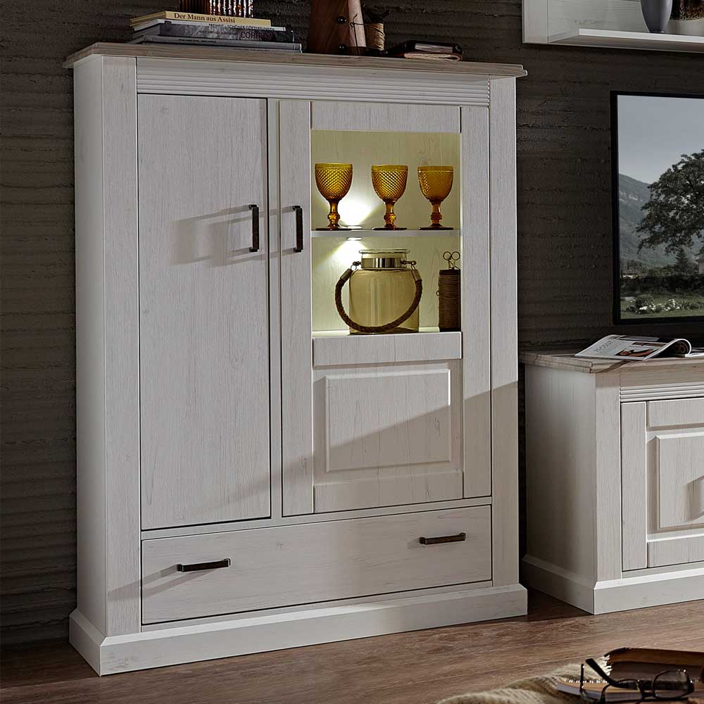 Design Highboard Rozasa im skandinavischen Look