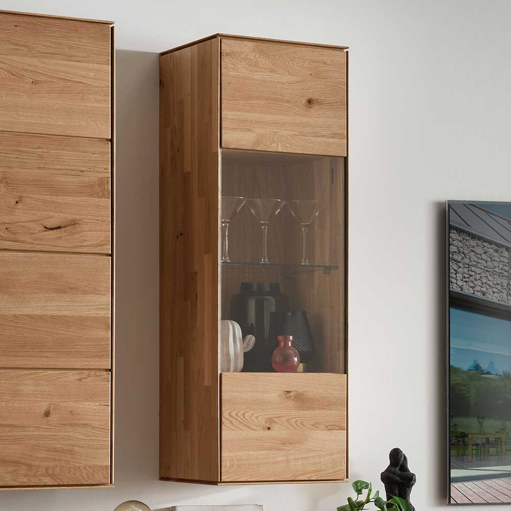 Wohnzimmer Hängeschrank mit Glas - Sinta