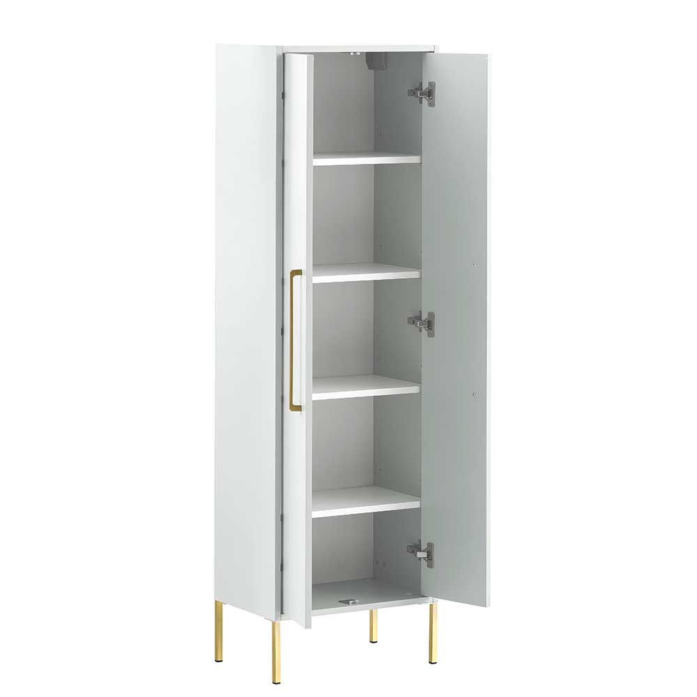 46x155x30 Badschrank mit Doppeltür - Nuszaleva