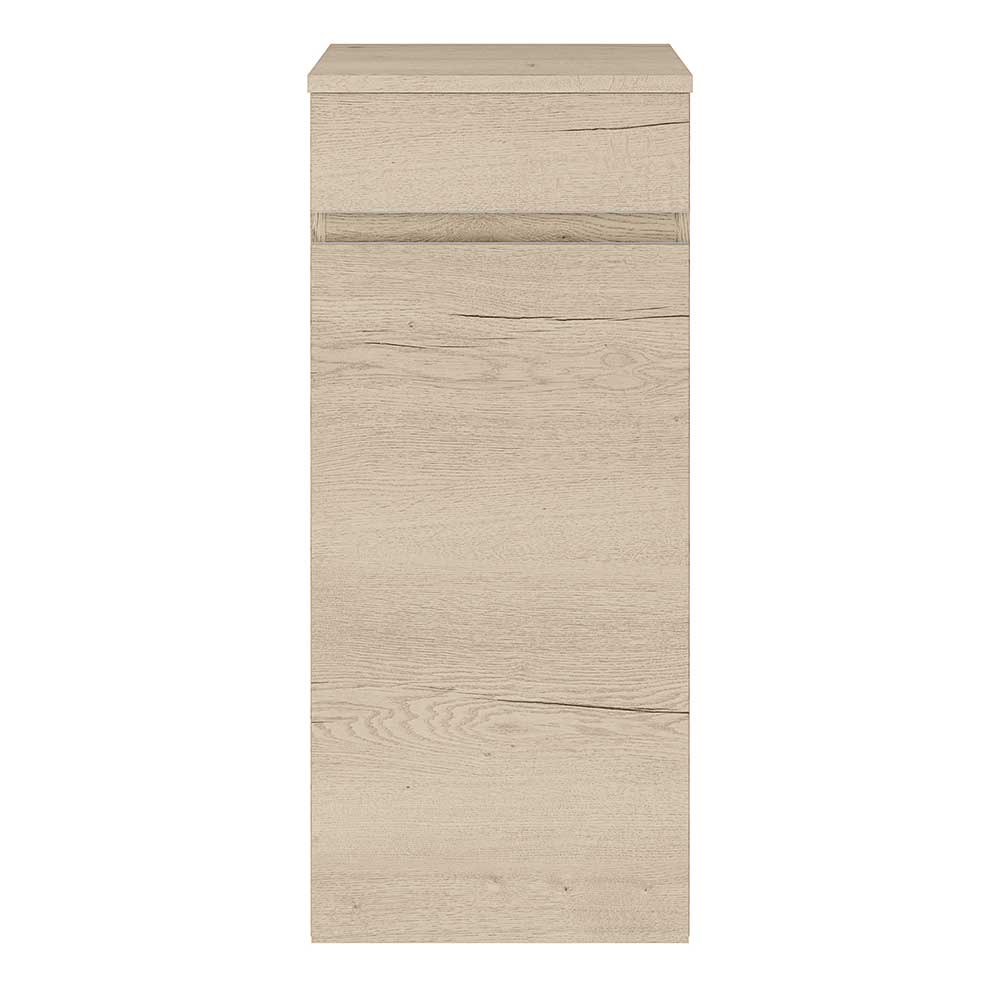 Holzdekor Badschrank in Eiche Bianco - Bylwen