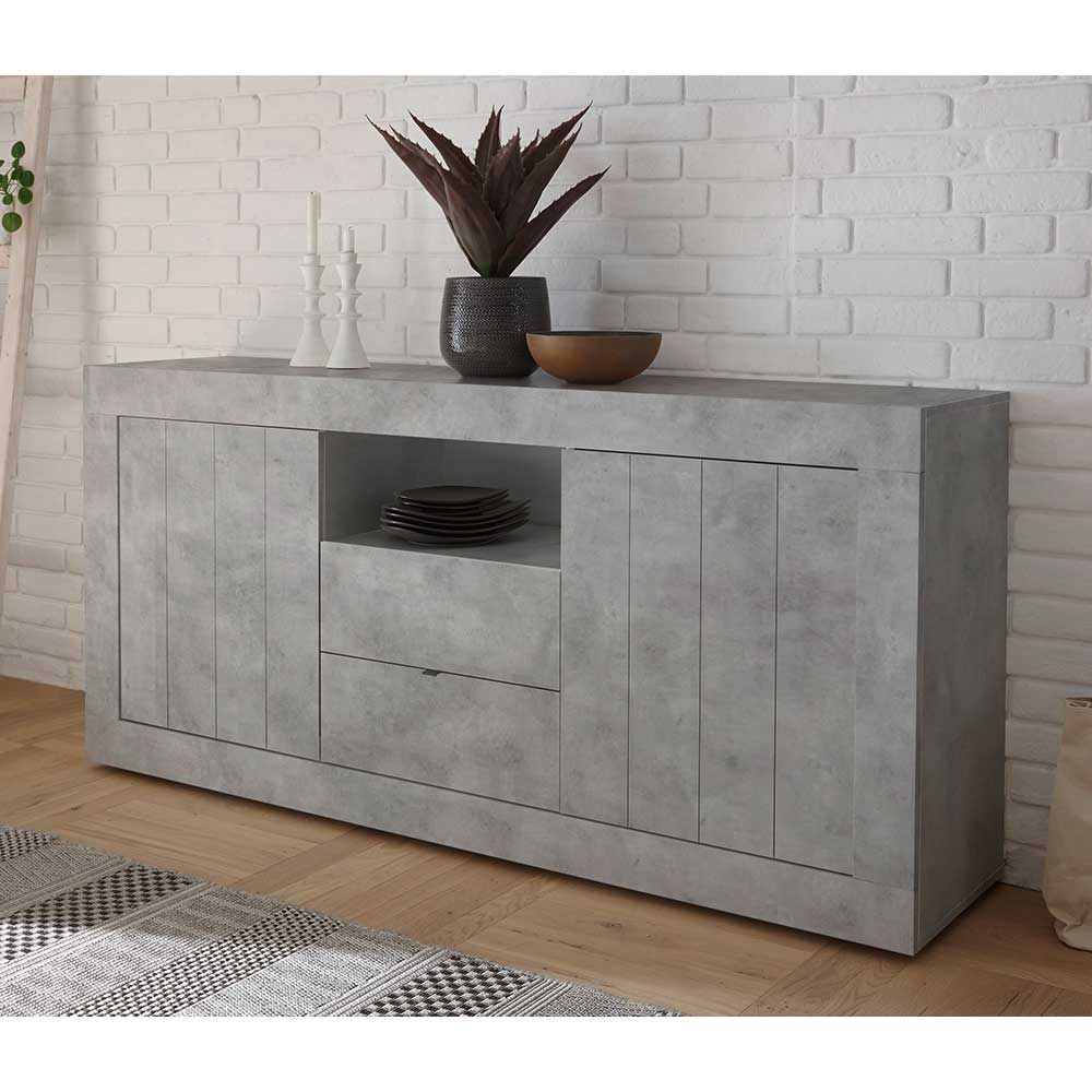 184x86x43 Sideboard in Beton Nachbildung - Lary