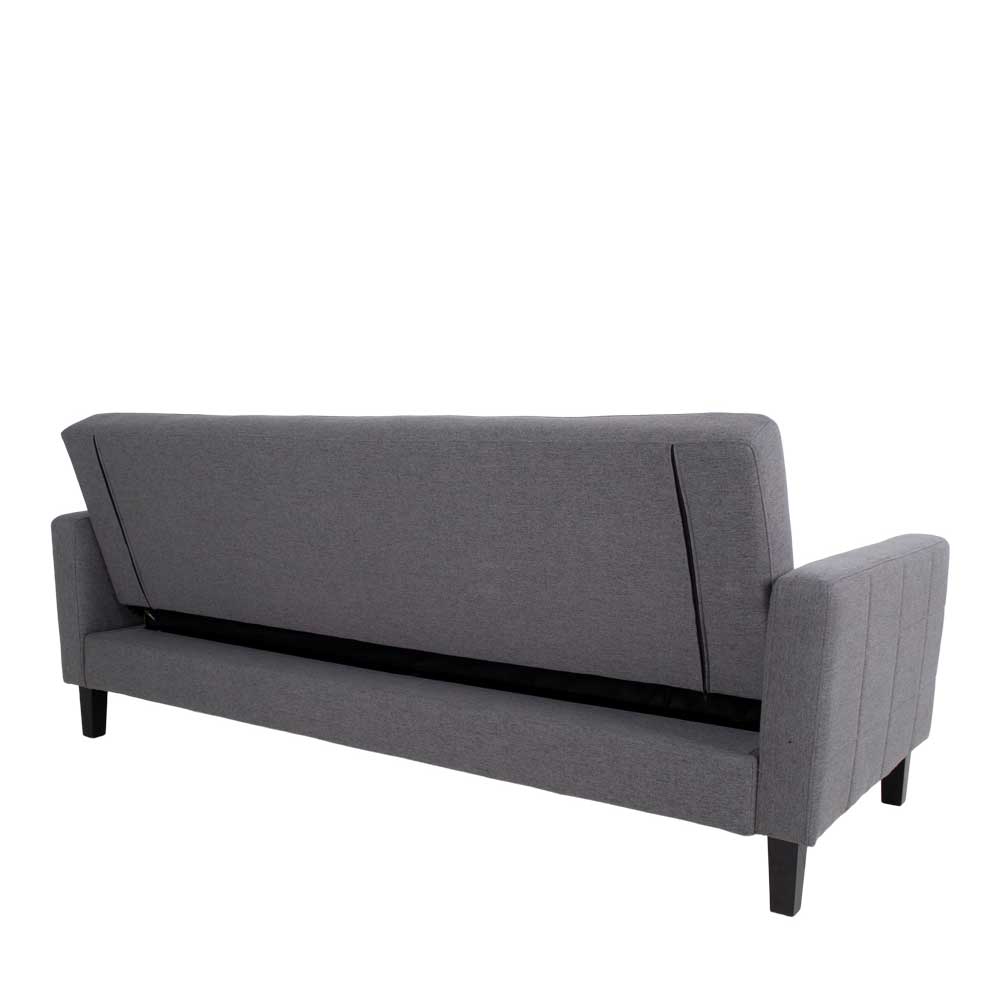 204x81x85 3-Sitzer Schlafsofa in Grau - Industry