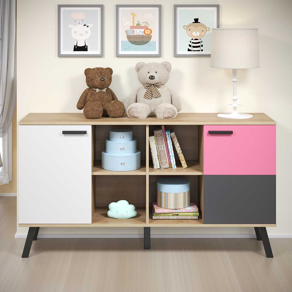 Kinderzimmer Sideboard 160x86x42 cm - Domago