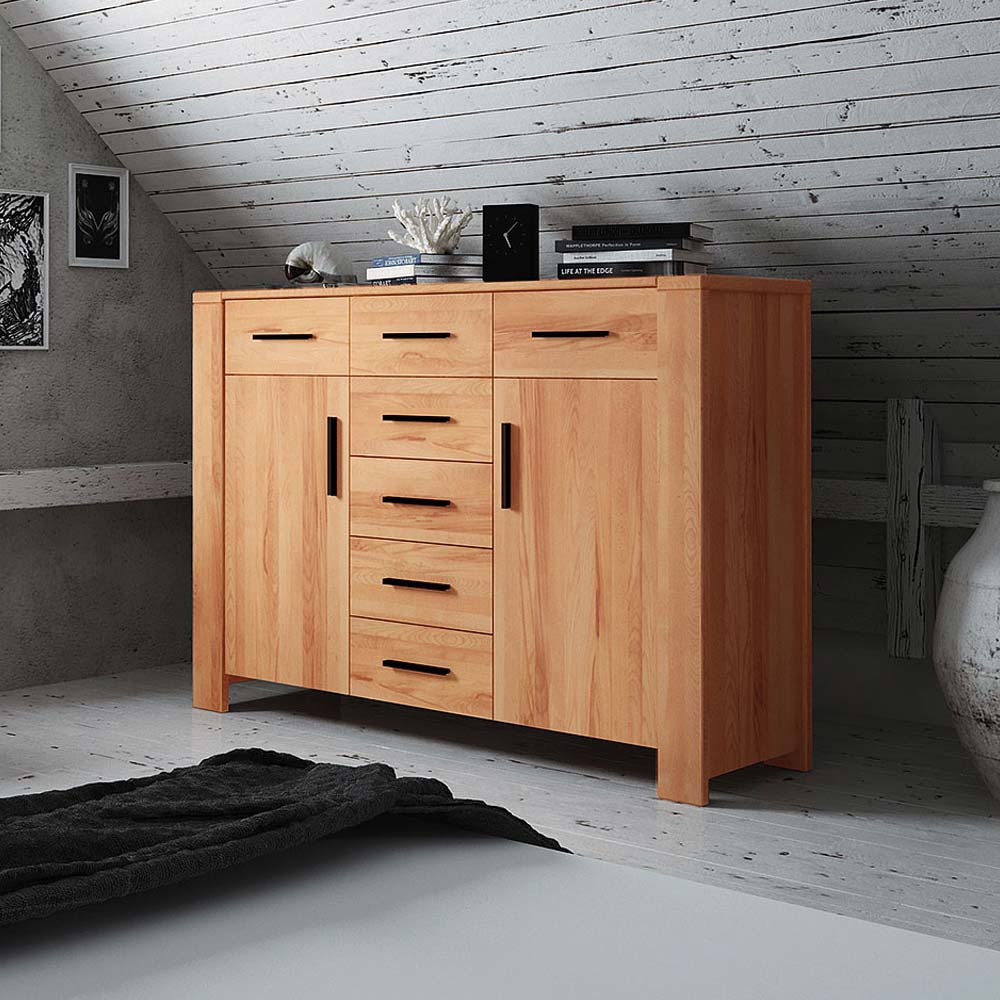 Sideboard Mosniak aus Kernbuche Massivholz