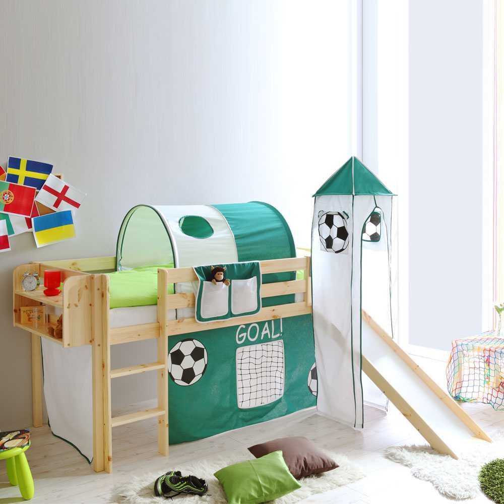 Jungen Hochbett Zia im Fußball Design