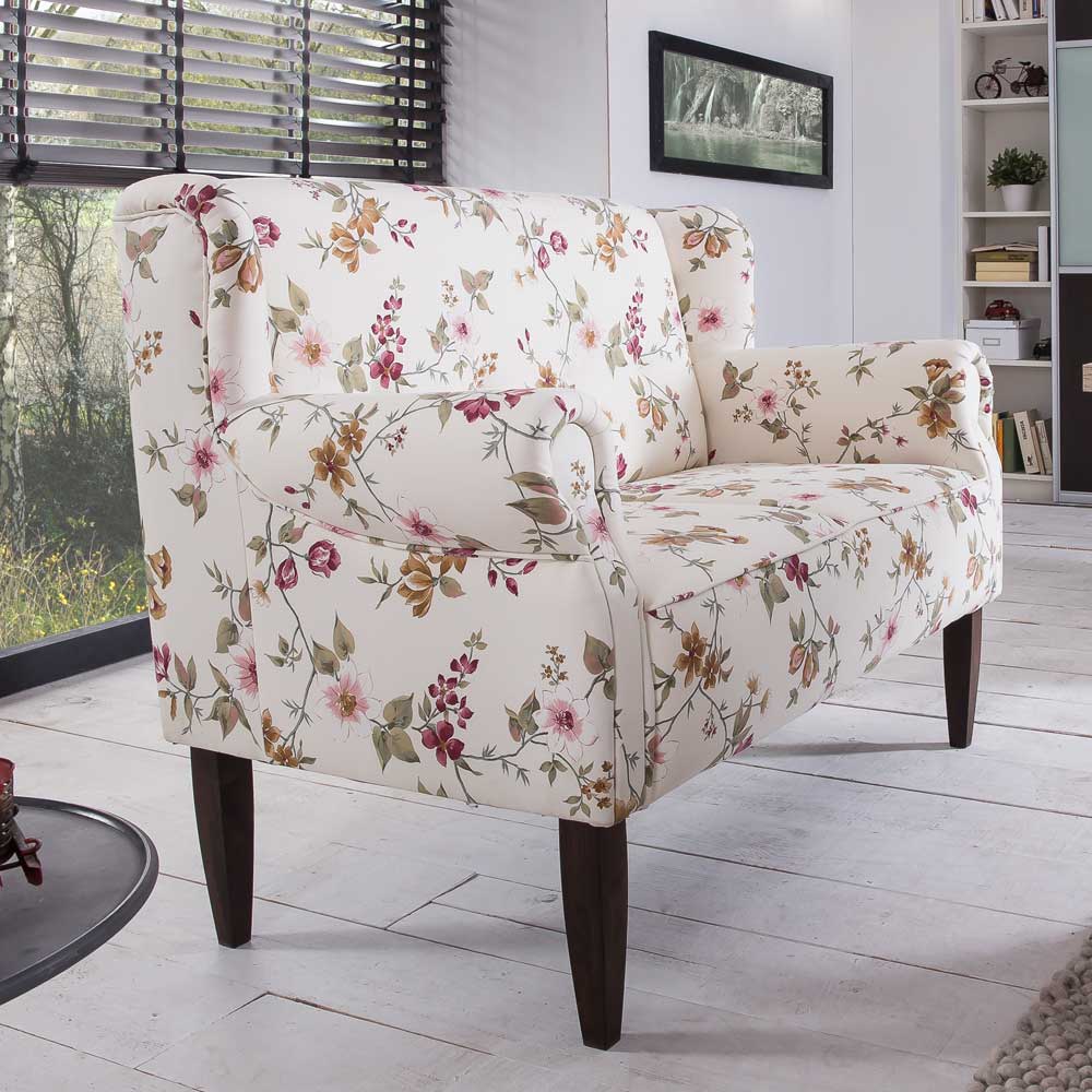 Stoff Sofa Sweet mit Blumenmuster