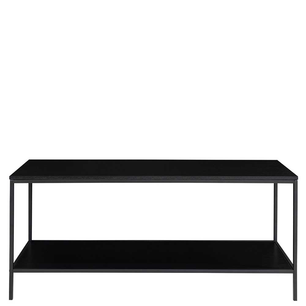 100x45x36 cm Regal TV Tisch in Schwarz - Mapsy