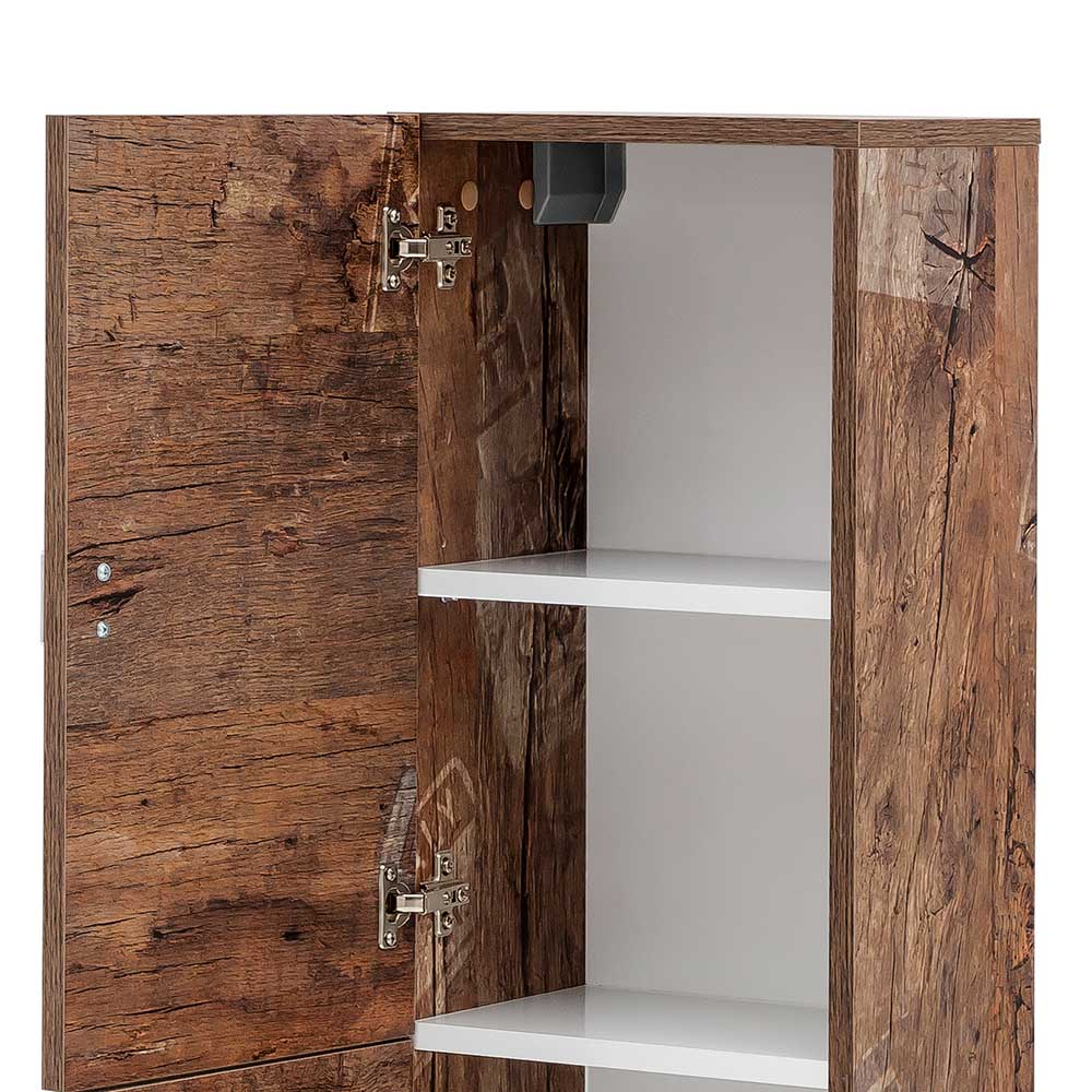 Badezimmer Design Schrank in Holz Optik - Arolina