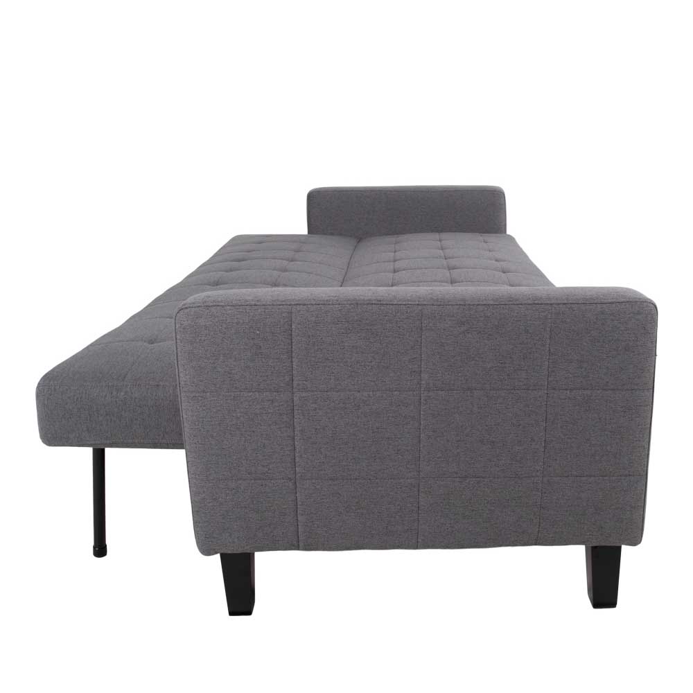 204x81x85 3-Sitzer Schlafsofa in Grau - Industry