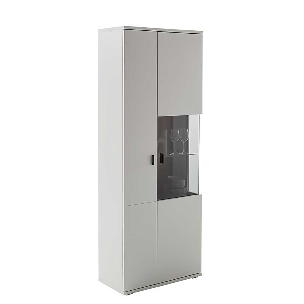 75x199x37 2-türiger Wohnzimmerschrank modern - Apulco