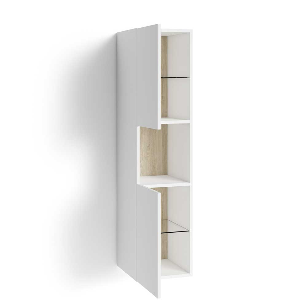 31x131x37 Badezimmer Hochschrank zweifarbig - Ramino