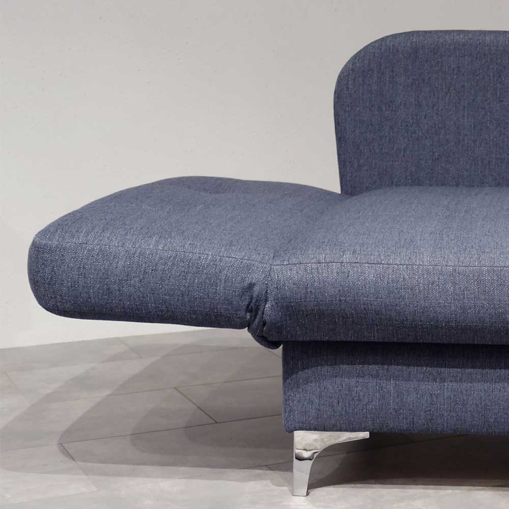 182x79x86 Federkern Schlafsofa in Blau - Curtici