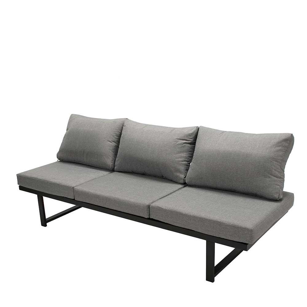 Funktionelles Gartensofa Liege aus Alu - Curedo