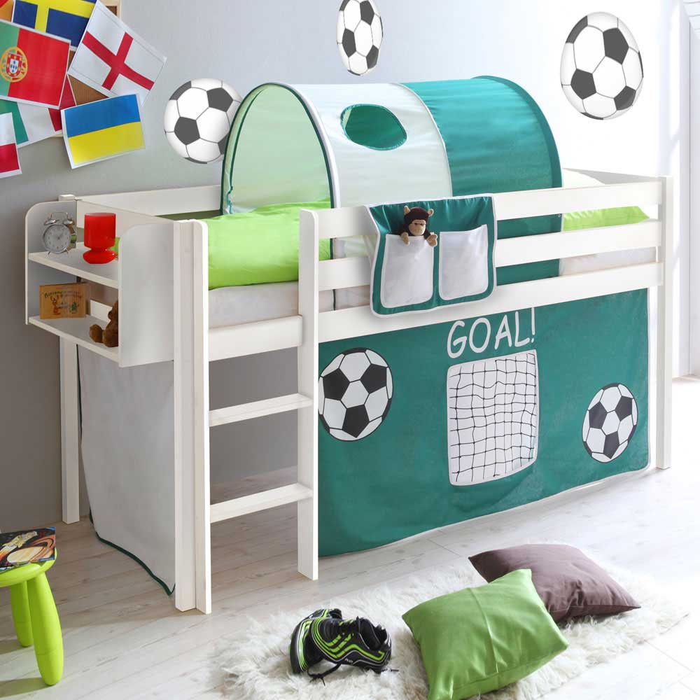 Jungen Hochbett Yacht im Fußball Design