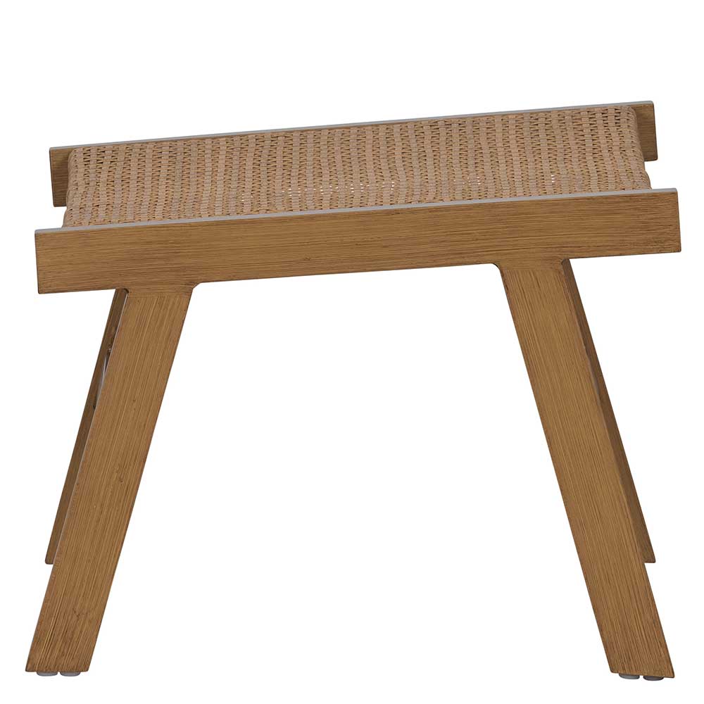 Outdoor Hocker aus Geflecht Kunstrattan - Abajo (2er Set)