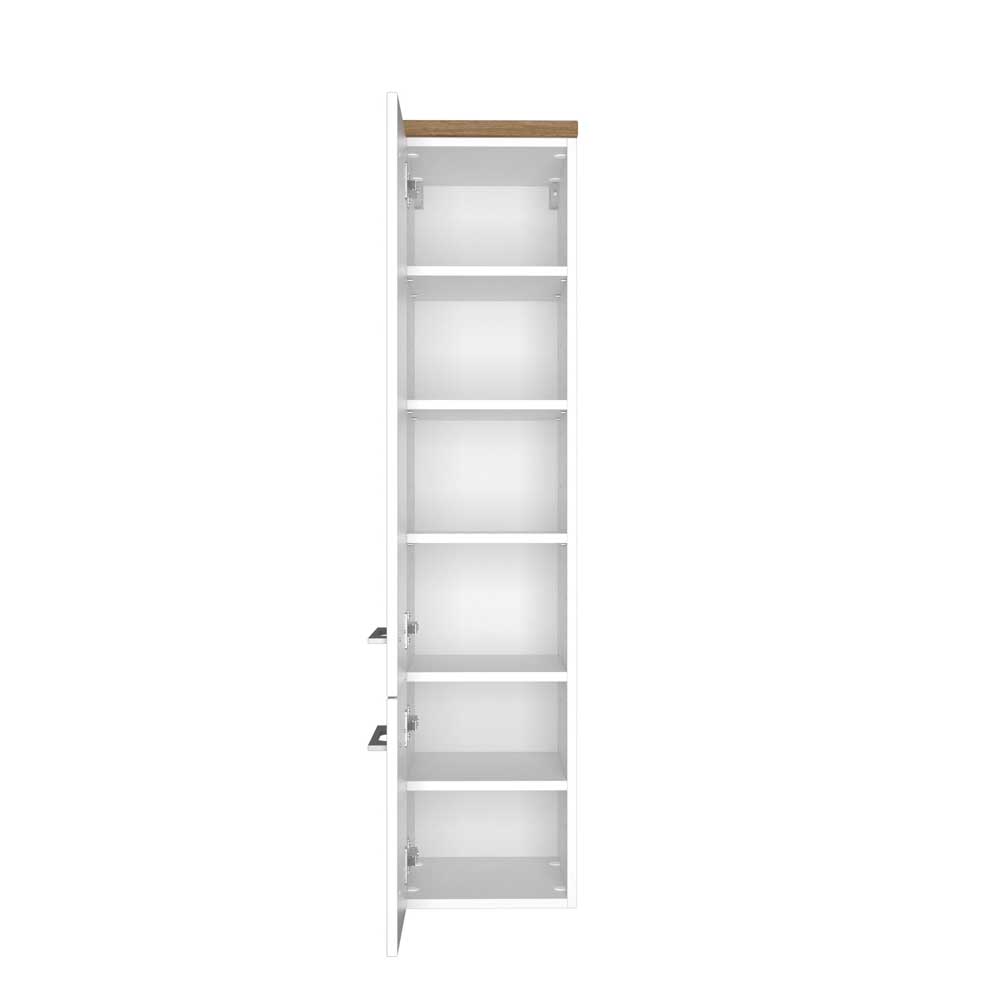 130 cm hoher Badschrank für Wandmontage - Enwicos