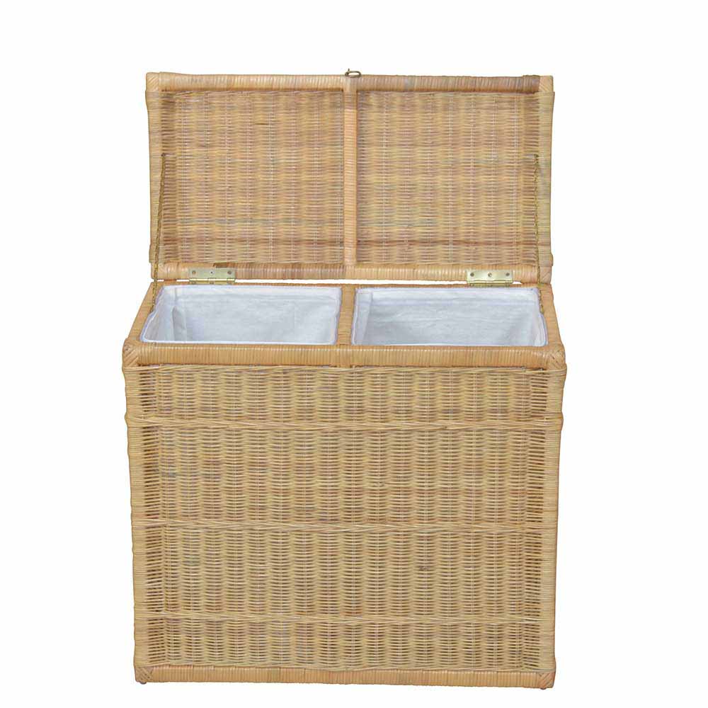 Rattan Wäschetruhe Salzburg in Beige