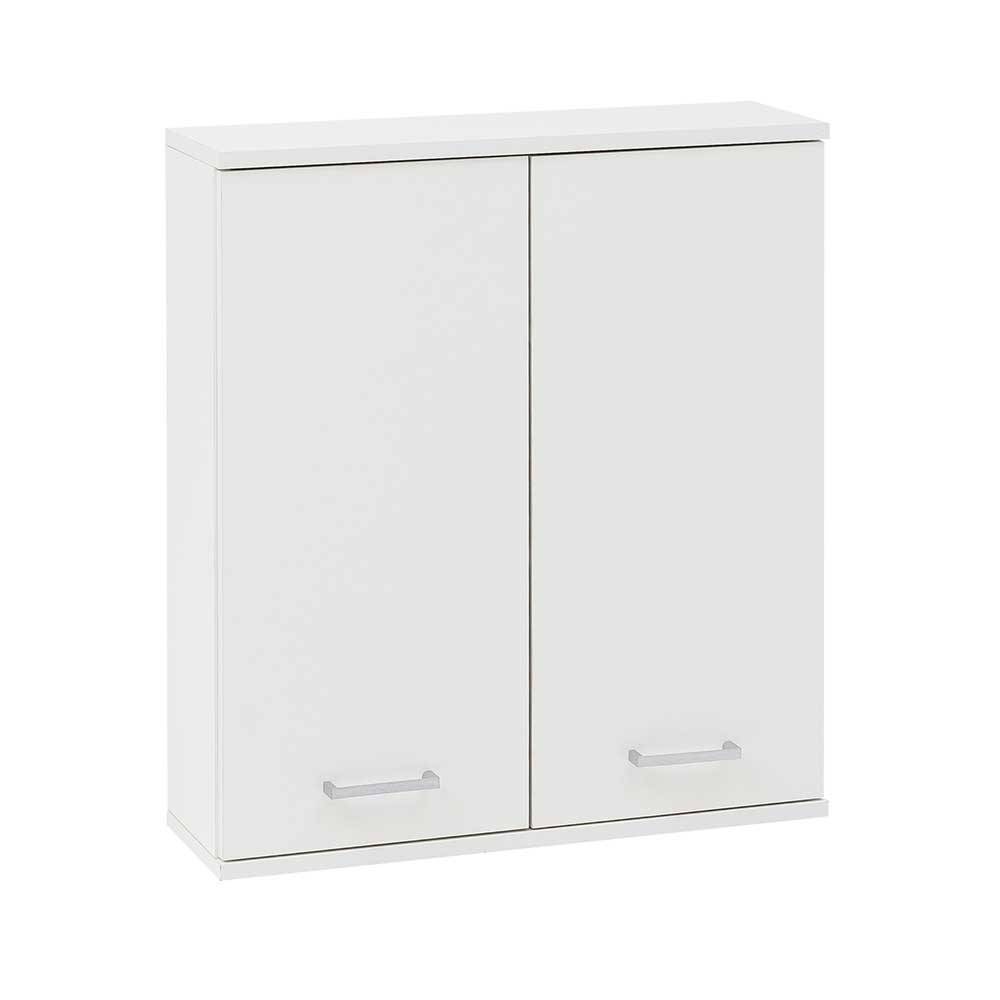 Weißer Doppeltür Hängeschrank 60x71x20 - Metrioa