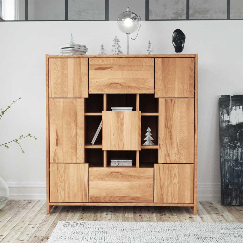 Design Highboard Salomonia mit offenen Fächern