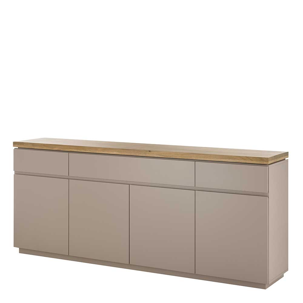 200x86x40 Sideboard Anrichte in Taupe & Akazie - Anja