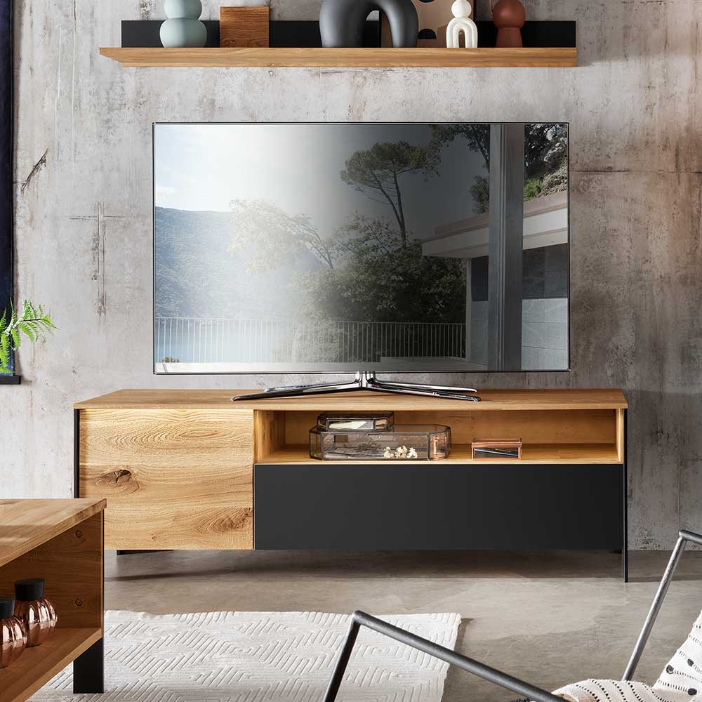 TV Wohnwand Möbelset 194 cm breit - Viligrana (dreiteilig)