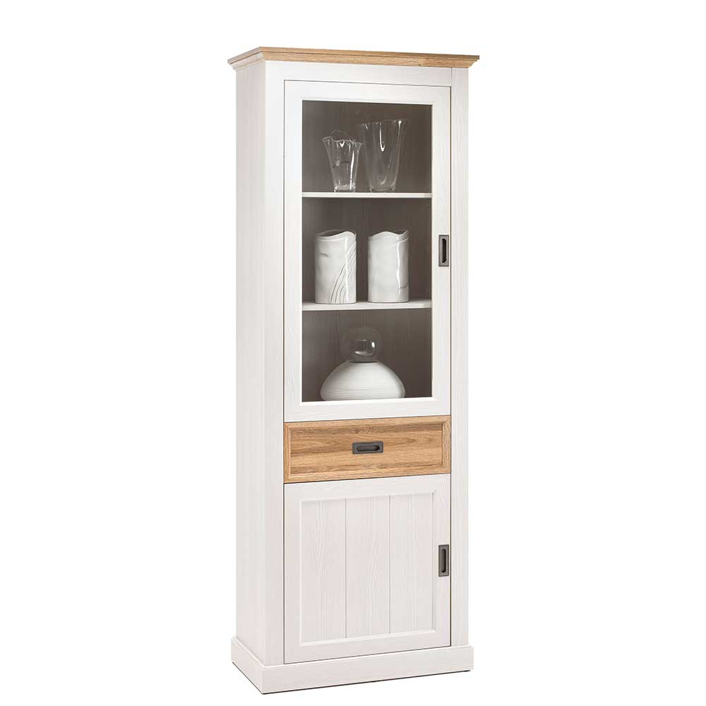 Country Style Vitrinenschrank 76x205x40 cm - Mascus