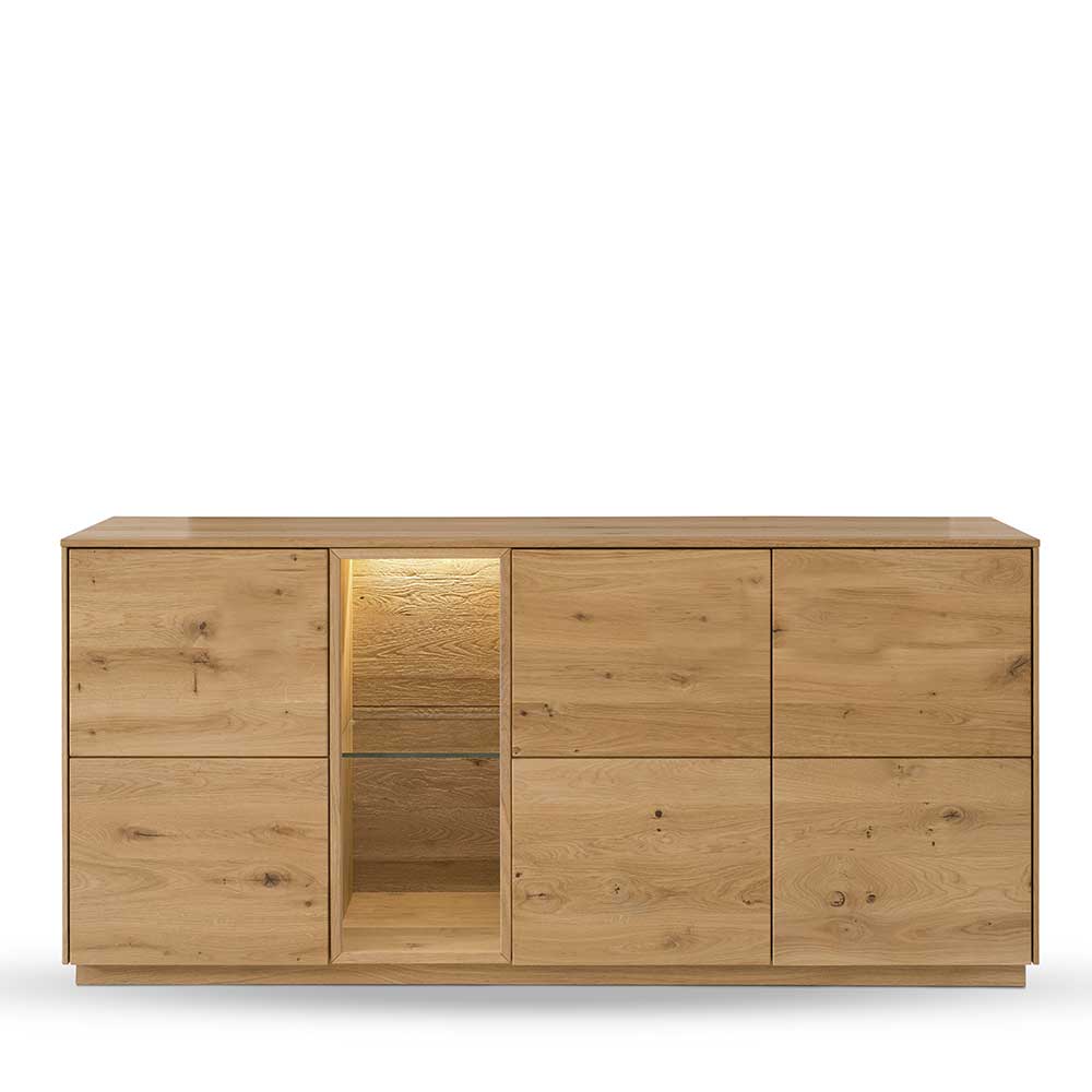 170x80x44 cm Wildeiche Sideboard geölt - Obinson