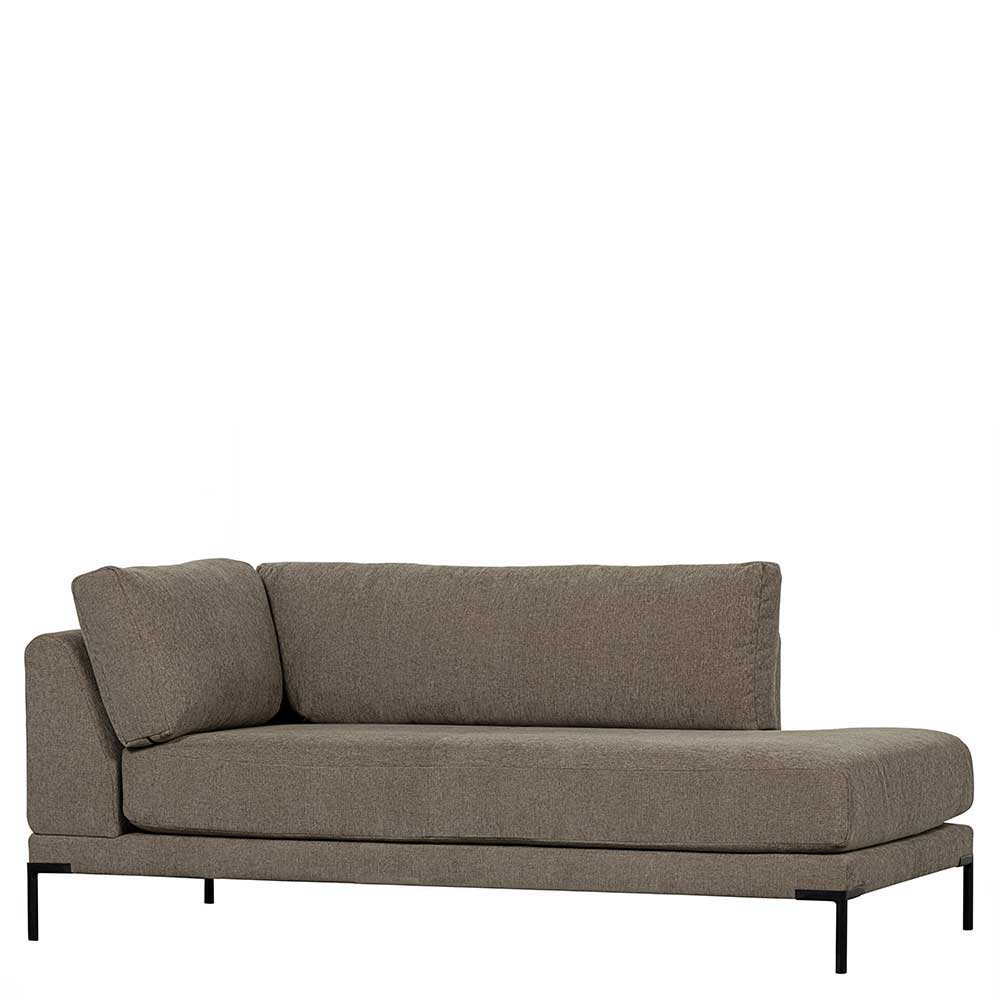 Sofa aus Modulen in Taupe Stoff - Birte