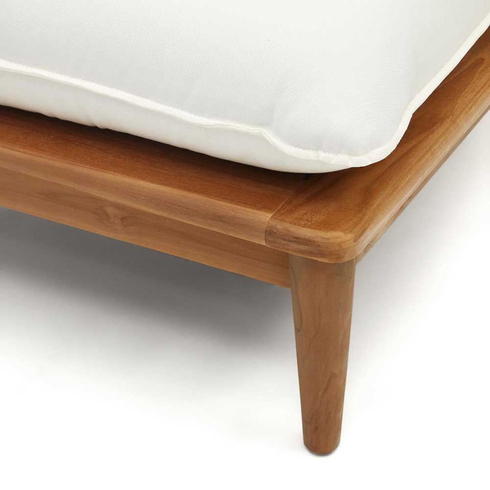 Modulsofa Teak aus zwei Elementen - Palm