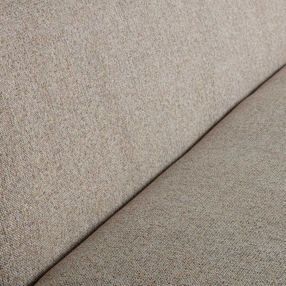 Chenille Sofaecke in Beige - Jaturna