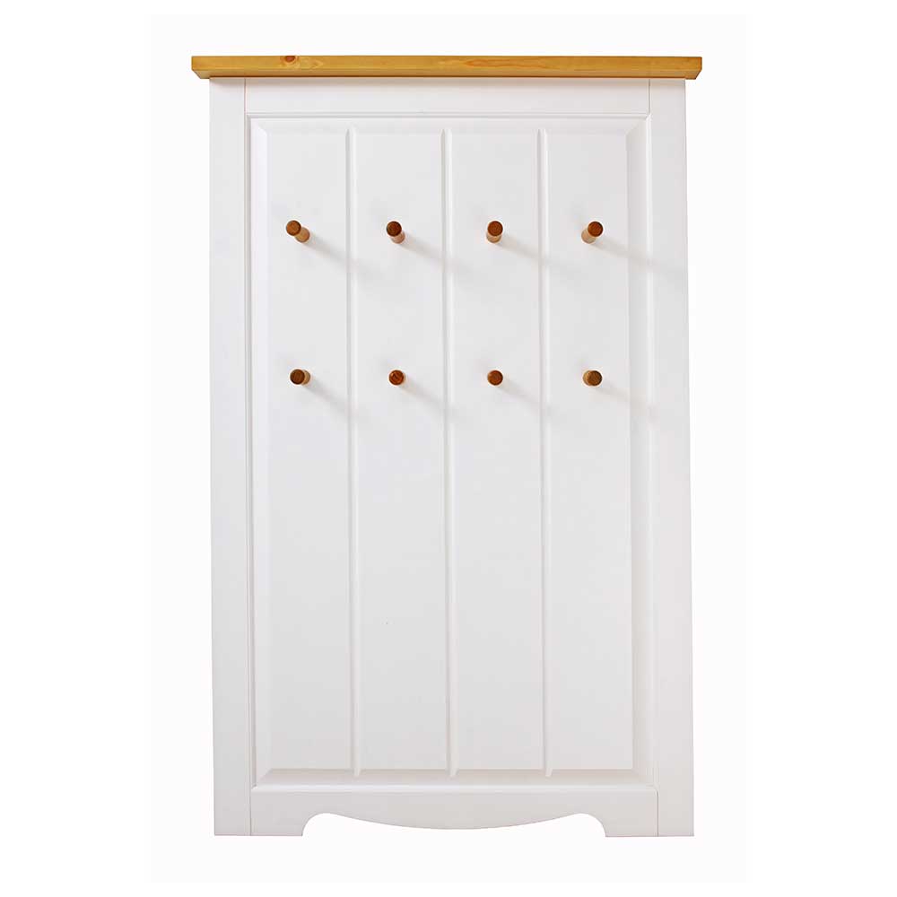 Zweifarbige Holzgarderobe im Country Style - Ribeiro