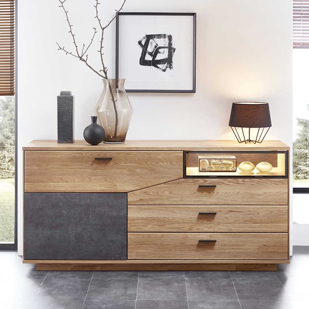 180x85x45 Design Sideboard auf Sockel - Wokenva