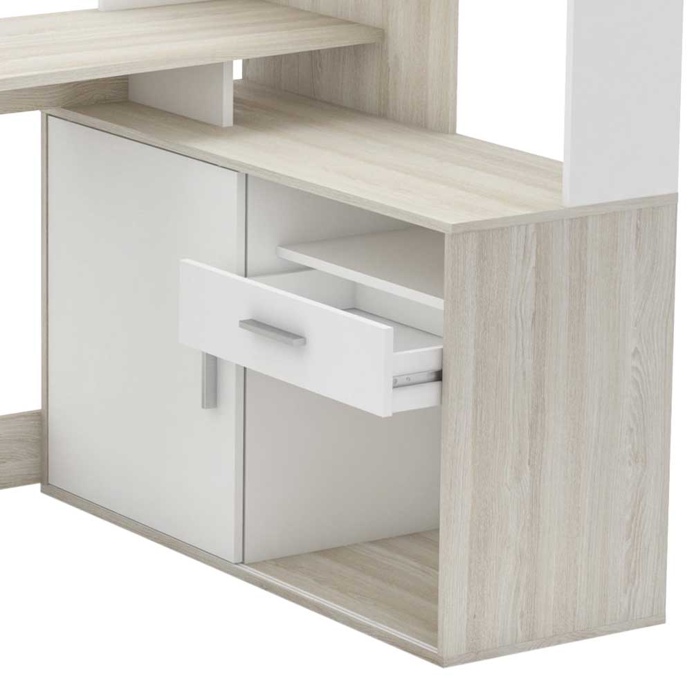 Schreibtisch Regal Kombination in modernem Design - Conpact