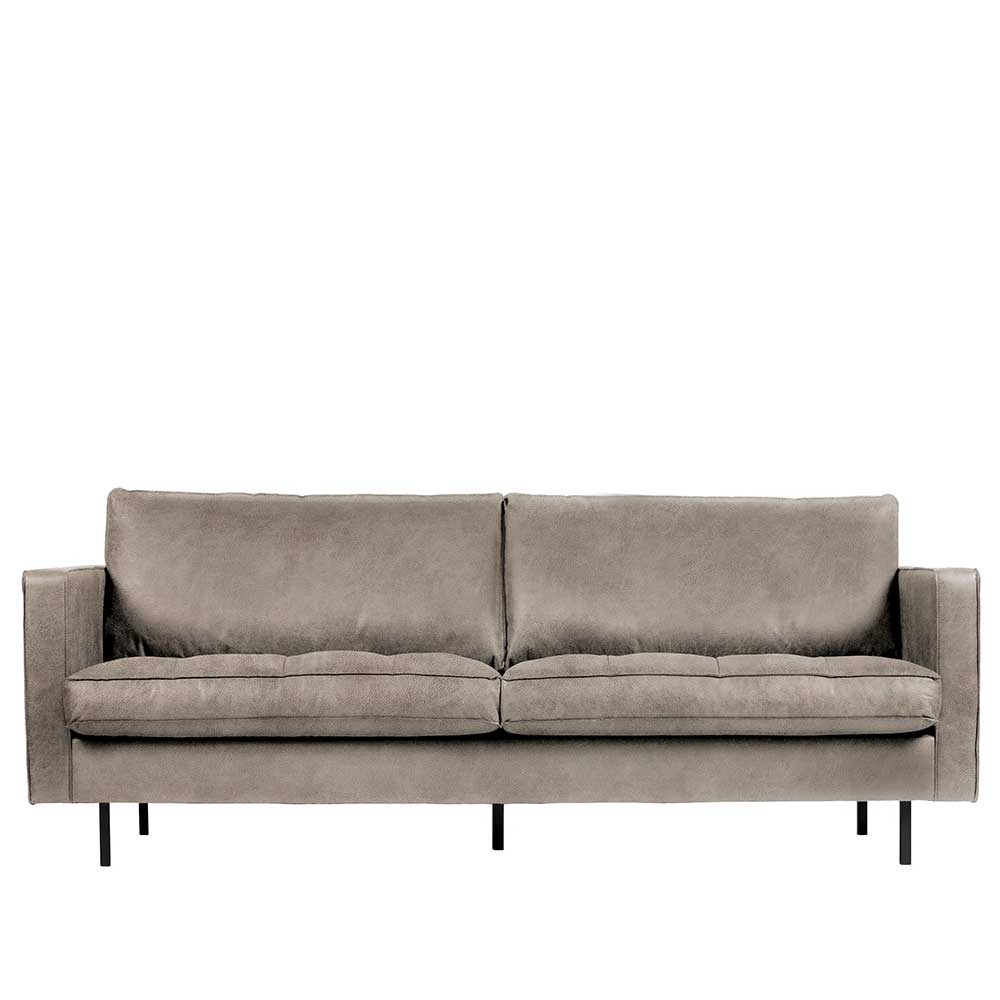 230x85x88 Kunstledercouch in Grau - Patria I