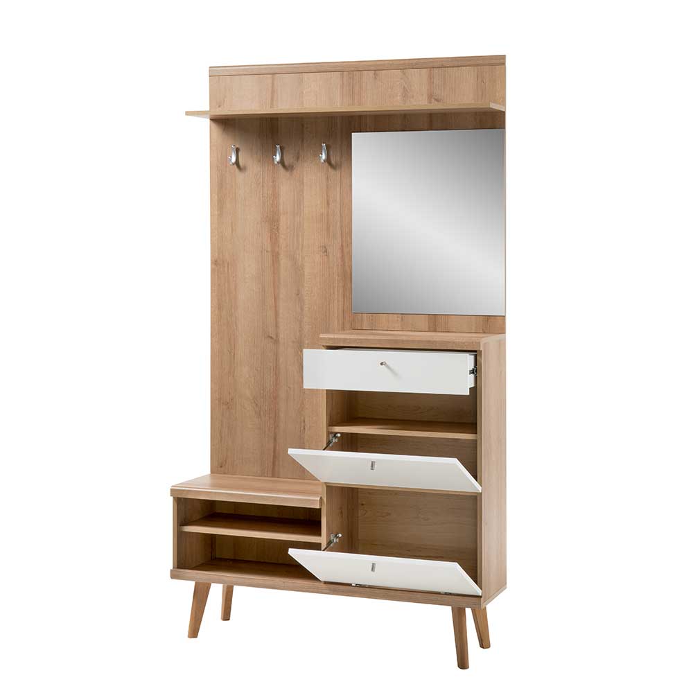 Scandi Kompaktgarderobe in 110x200x34 - Cablos