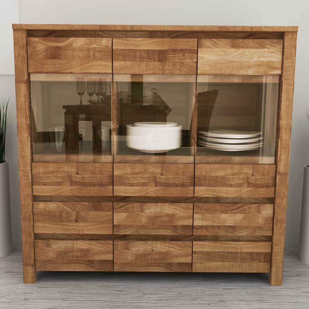 Esszimmer Sideboard Nadalia aus Wildeiche Massivholz