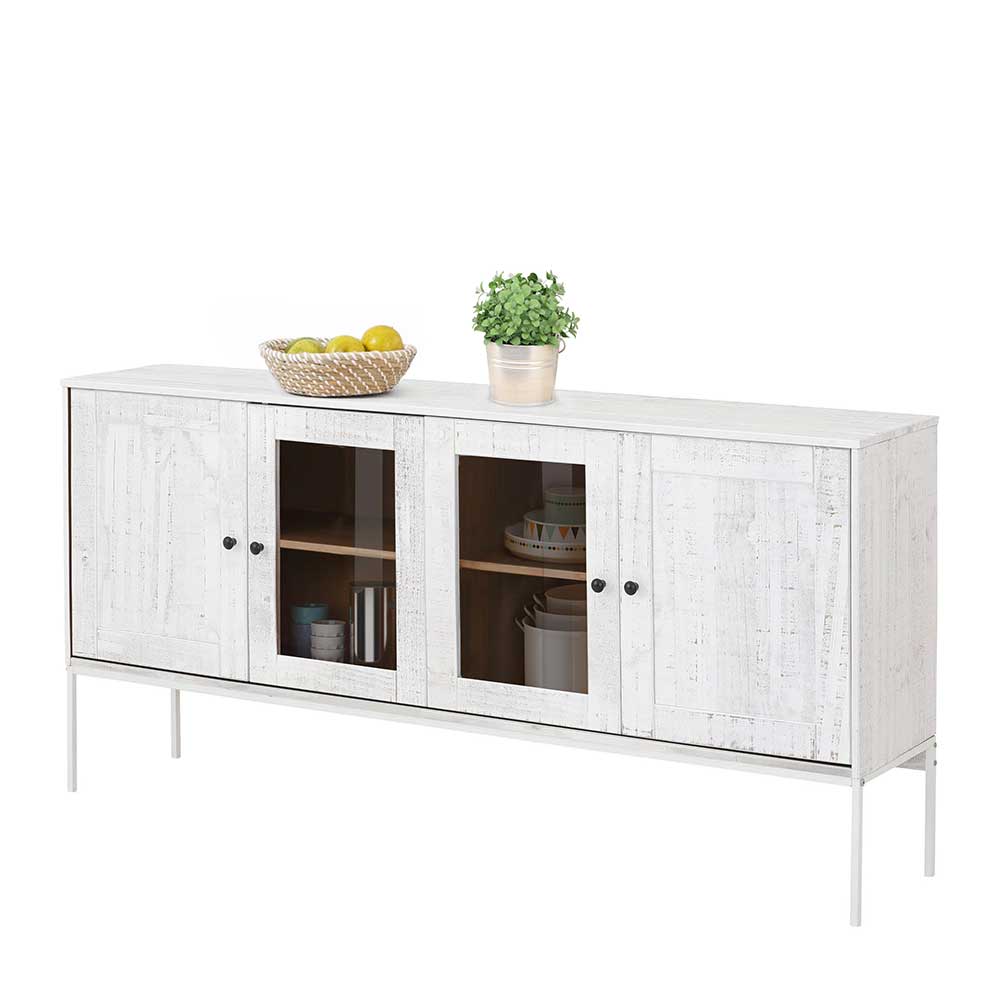 165x80x35 Sideboard aus Holz & Metall - Ejeliva