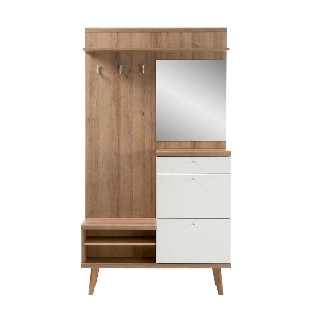 Scandi Kompaktgarderobe in 110x200x34 - Cablos