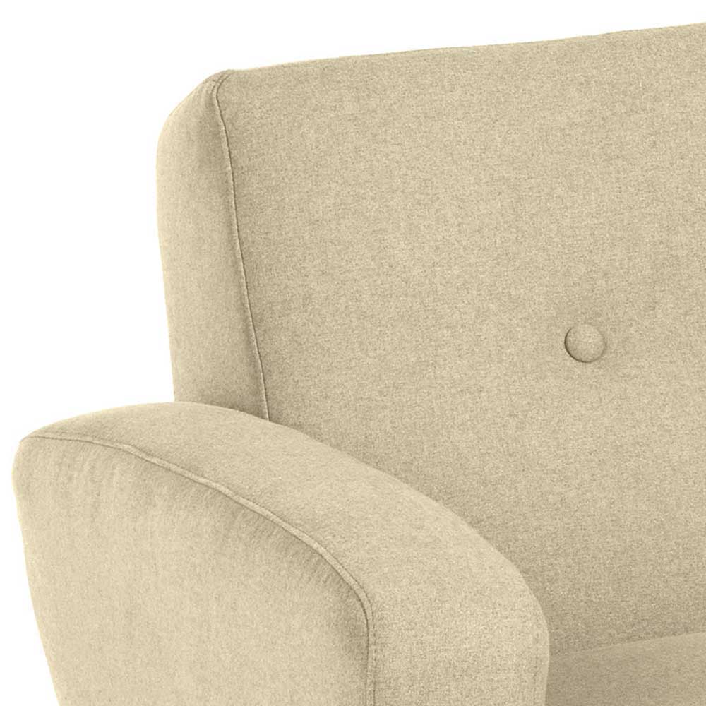 Bettcouch in Beige Microfaser - Vilarila