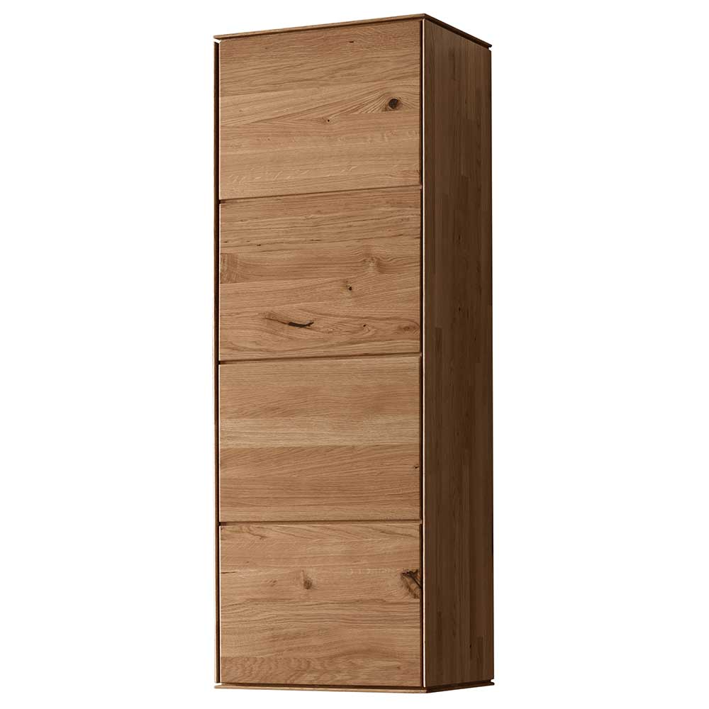 40x123x41 Hängender Schrank aus Wildeiche massiv - Sinta