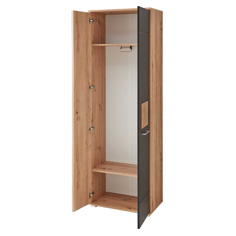 Dielenschrank mit Spiegel - 65x195x38 - Zelio