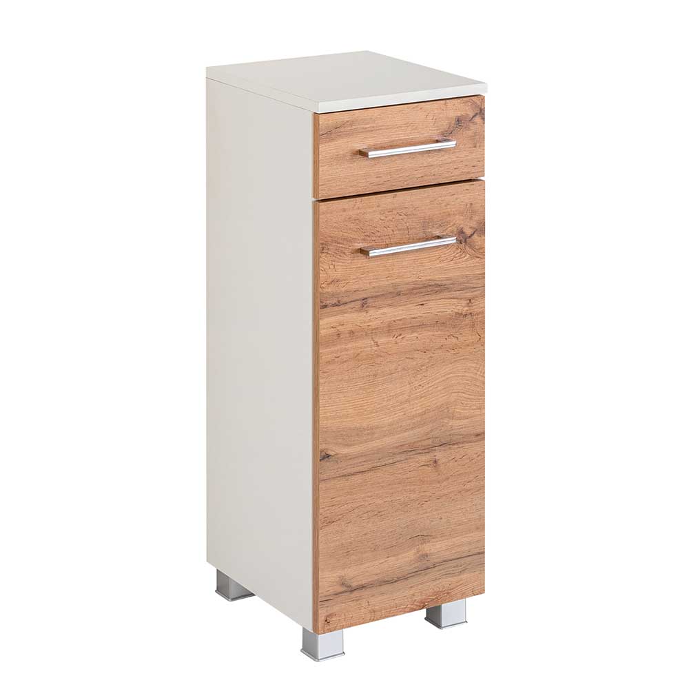 30x97x35 Badschrank mit Schublade & Tür - Tonra