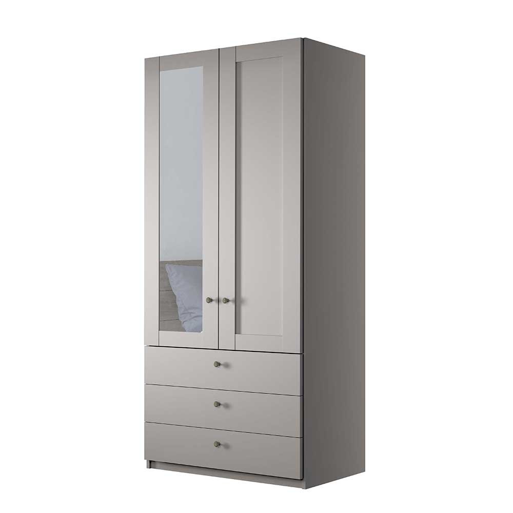 Hellgrauer Schlafzimmer Kleiderschrank modern - Ridonna