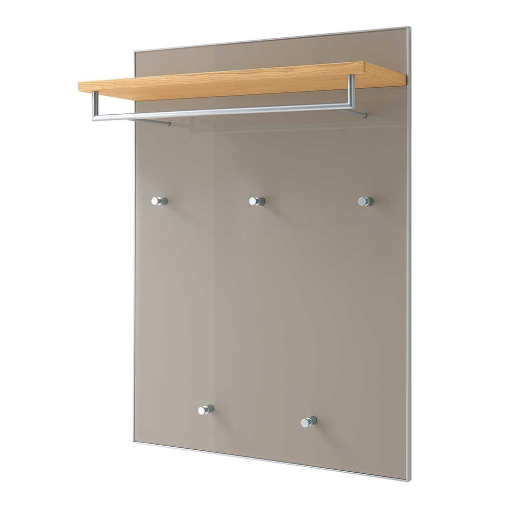 Wandpaneel Garderobe Diecca in Taupe