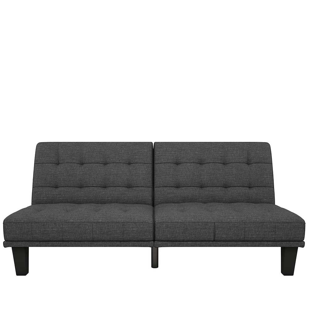 3-Sitzer Klappsofa in Grau Stoff - Brixx