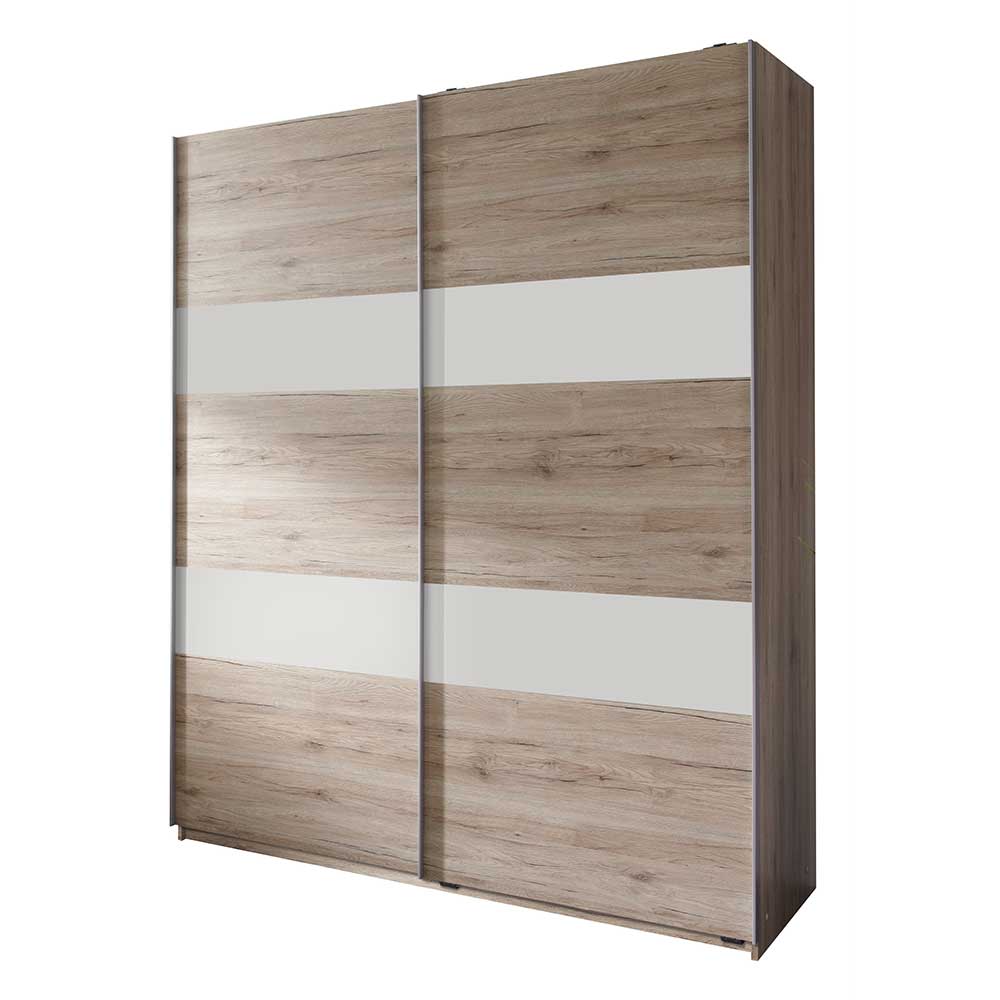 2-türiger Schiebetürenschrank 135 cm breit - Rudolf