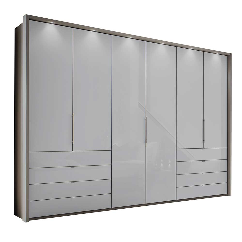 307x240x58 Kleiderschrank mit 8 Schubladen - Ocavado