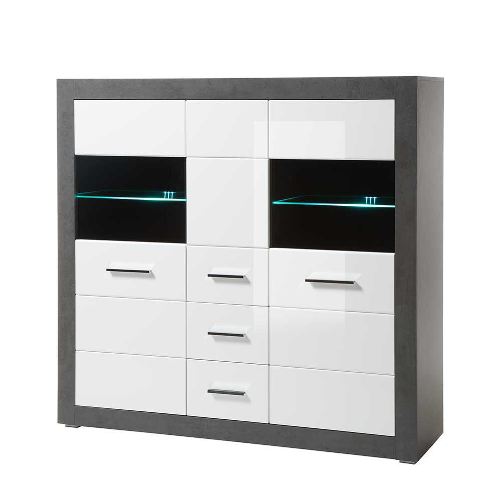 Wohnzimmer Schrank Set modern - Istensa I (zweiteilig)