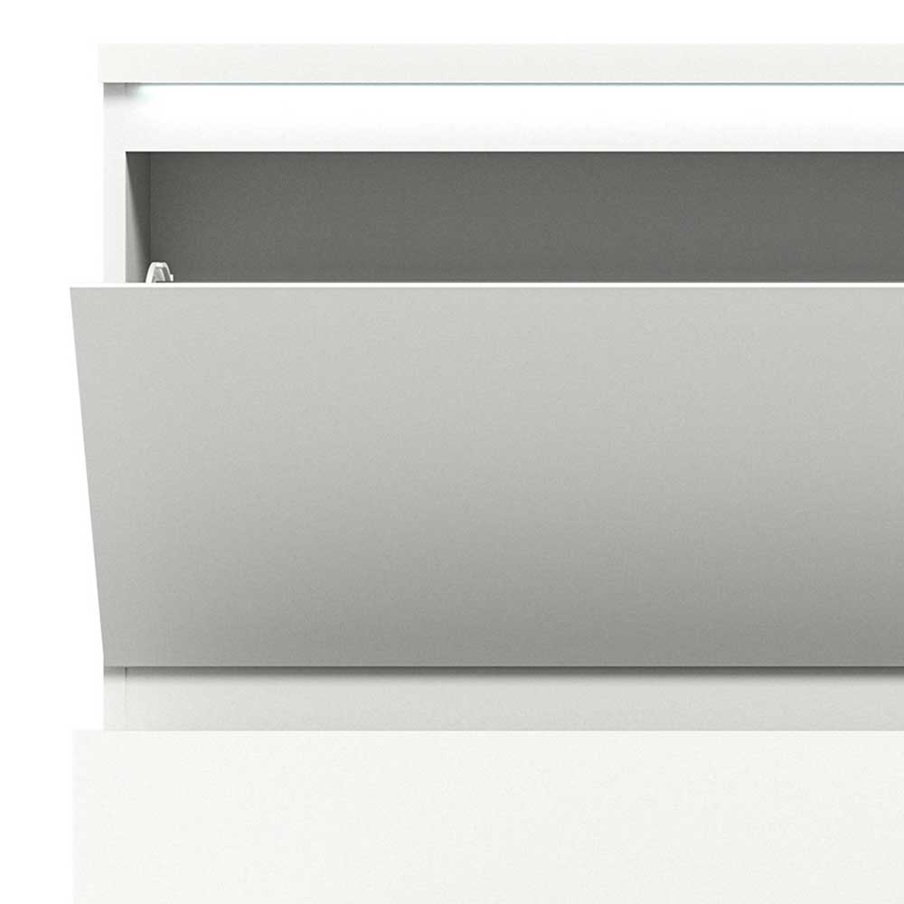 95x152x27 cm Schrank für Schuhe modern - weiß - Dany